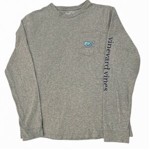 Vineyard Vines Youth Heather Gray Long Sleeve Tee Size XL